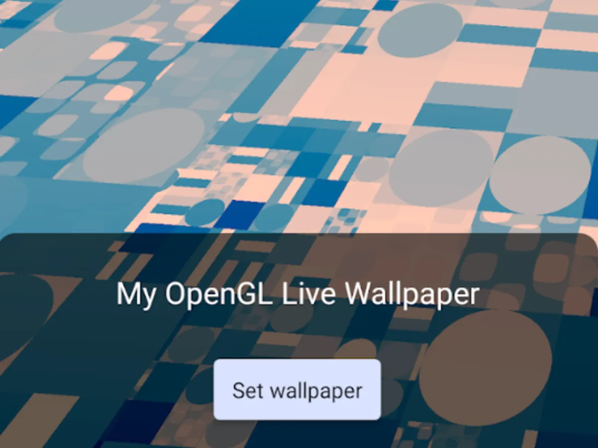 Demowall — shader-based live wallpaper preview on Android