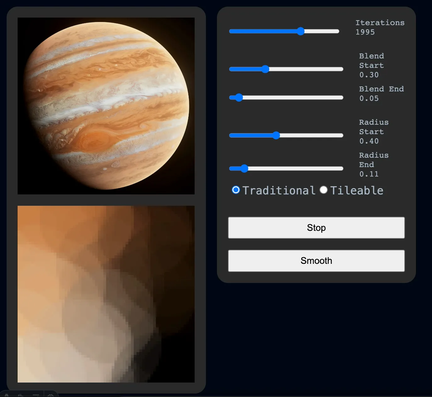 Palette Tools — topology-aware palette extractor