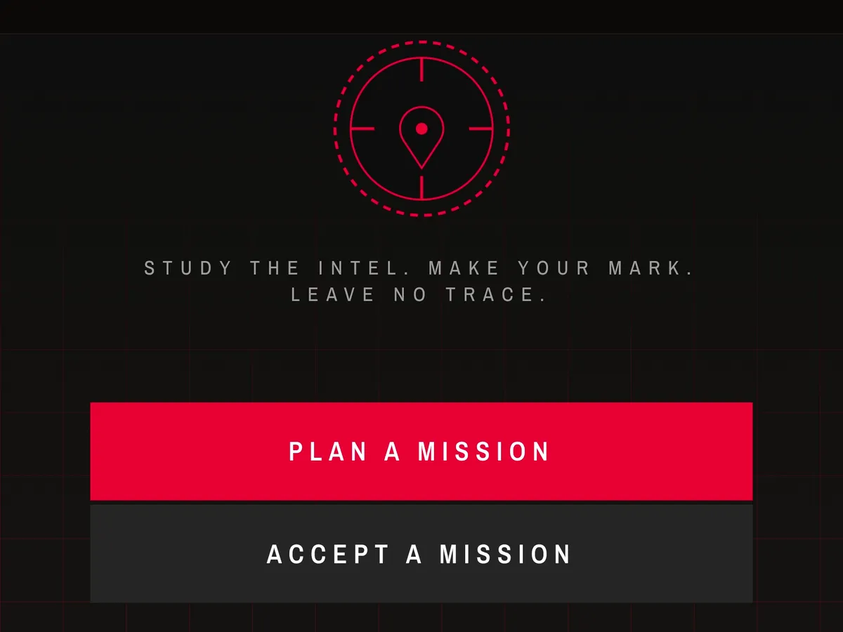 Guessr47 landing — Make Your Mark mission select
