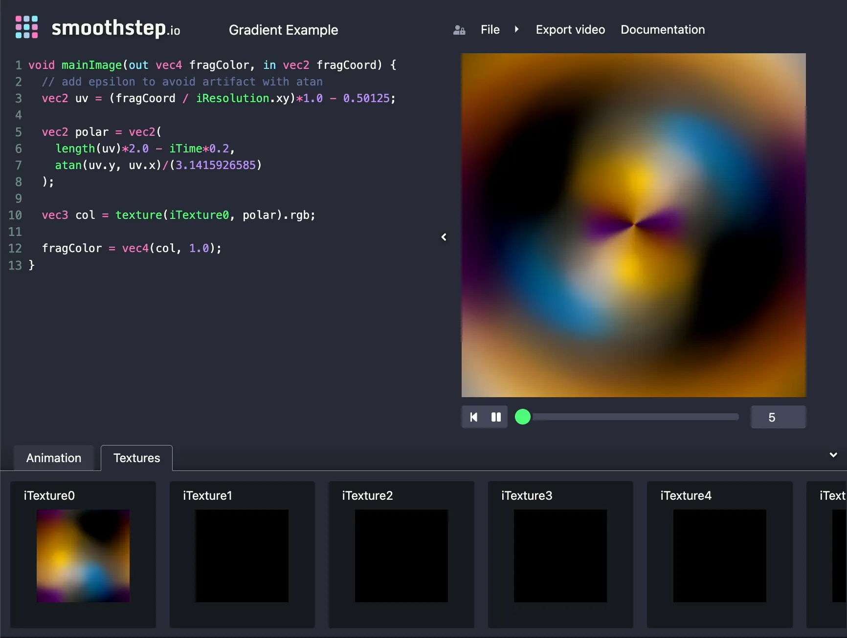 Shader Gradient